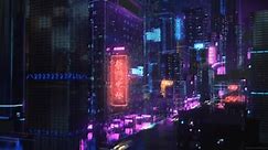 Japan Neon City Live Wallpaper - MoeWalls