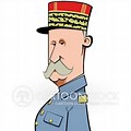 French Marshal Cartoon Image