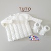 TUTO tricot bébé, Patron FACILE layette bb à tricoter PDF