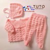 TUTO tricot bébé, Patron FACILE layette bb à tricoter PDF