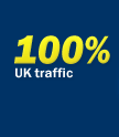 100% UK traffic