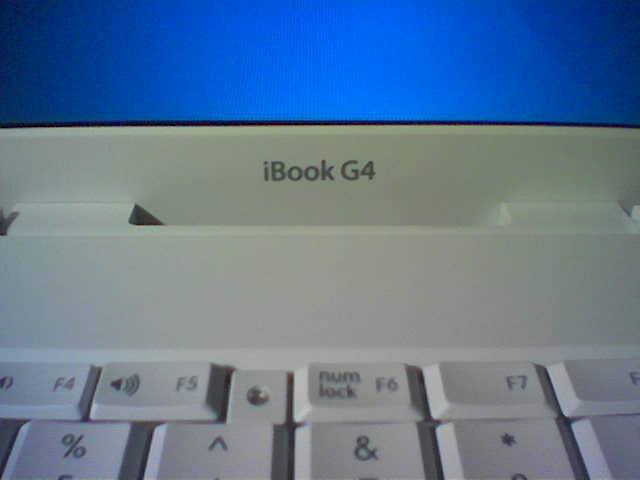 iBook G4; credit - Greg Greene