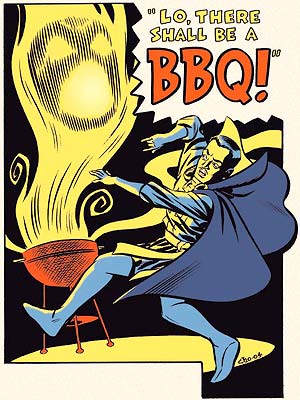 Michael Cho's BBQ invite