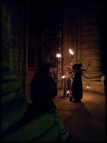 St Sulpice, Nuit Blanche, Paris 2009