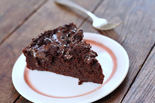 agave-sweetened chocolate cake