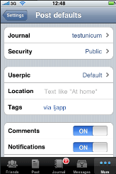 Maintain your LiveJournal settings on Mobile posts