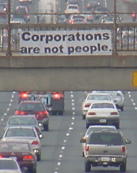 Corporations are not people.