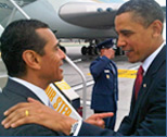 Obama and Villaraigosa