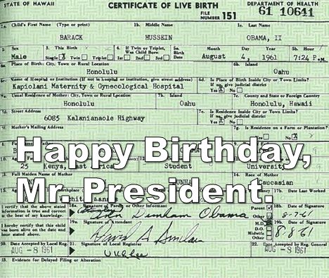 kileyrae:

In case you missed it, Tea Party.

I always find the incessant prattling on about the POTUS&#8217;s allegedly missing birth ciritfigate hillarious. Or at least I would if it wasn&#8217;t so painfully stupid. In what universe do you think its possible to become the leader of the free world and not have been vetted by numerous people and numerous federal organizations before hand. Applying for a loan requires an inordinate amount of paperwork. Applying for the position of Senator or President? I think its safe to assume his credentials were checked WELL before he even thought to step foot in the Oval Office. Its what the CIA does for god&#8217;s sake.  