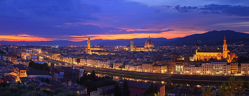 Florence Panorama from Piazza Michaelangelo by nabilishes