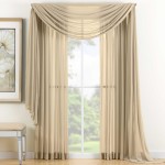 Gold Sheer Scarf Valance