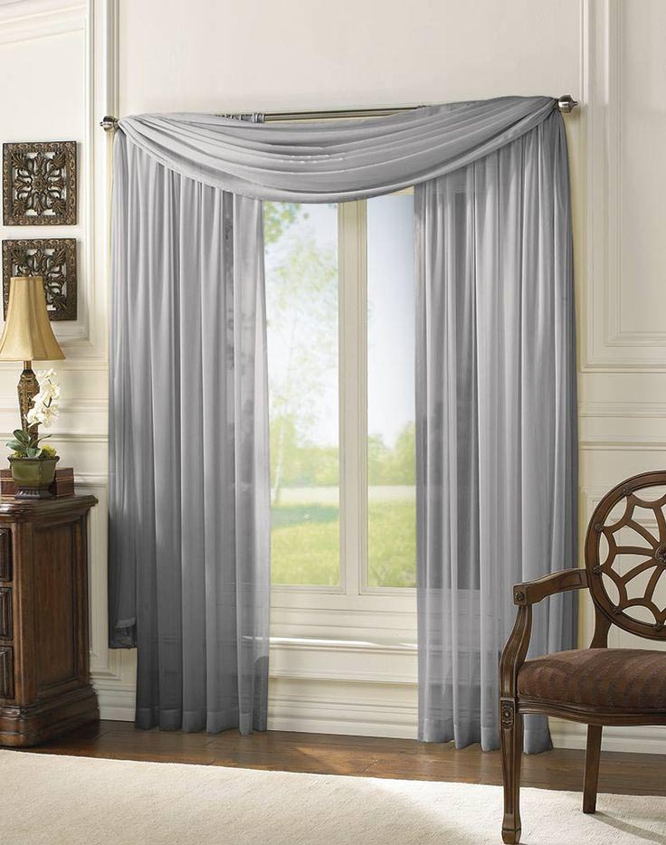 Infinity Sheer Window Scarf Valance