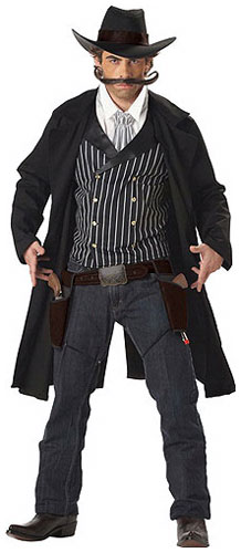 Adult Gunfighter Western Costume