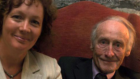 vivienne clarke and her late father who donated his body to medical science