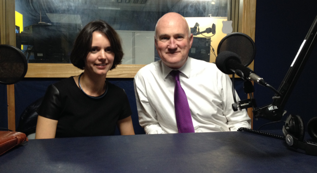 Mary Lovegrove and Brian Nolan from the Irish Hospice Foundation