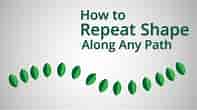 How to Repeat a Shape Along Any Path in Adobe Illustrator