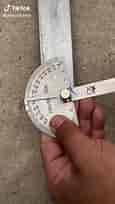 Metal Angle Measuring Ruler Tool for Precision Measurement