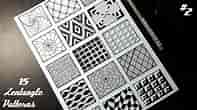 15 Zentangle Patterns | Part 2 | Tutorial