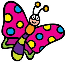 Cartoon butterfly clipart