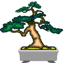 Bonsai Moon Clipart