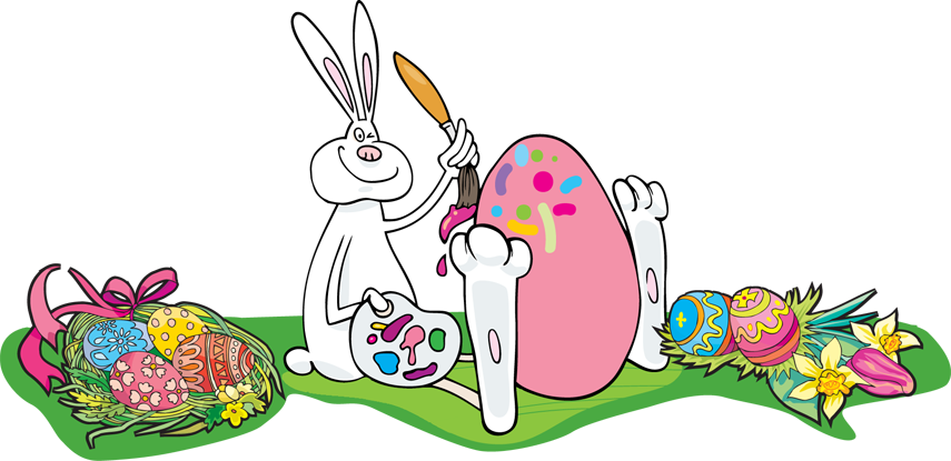 The Easter Egg Painting Bunny