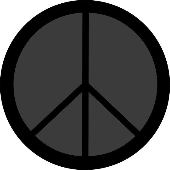 Retro Groovy Peace Symbol Sign Cnd Logo Gray 23 xochi.info dingle ...