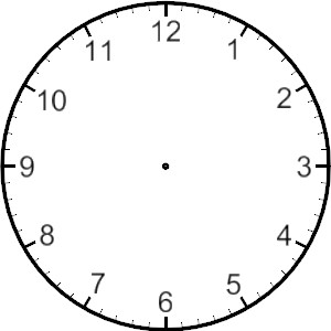 Printable Blank Clock Face - ClipArt Best