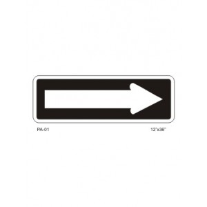 Arrow pointing towards right sign