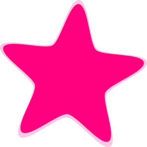 Hot Pink Star Clip Art - vector clip art online ...