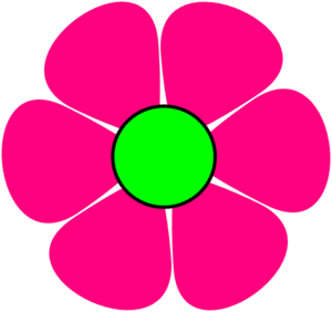 Pink Flower Border Clip Art - Free Clipart Images