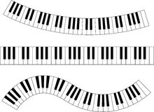 Wavy piano keys clipart