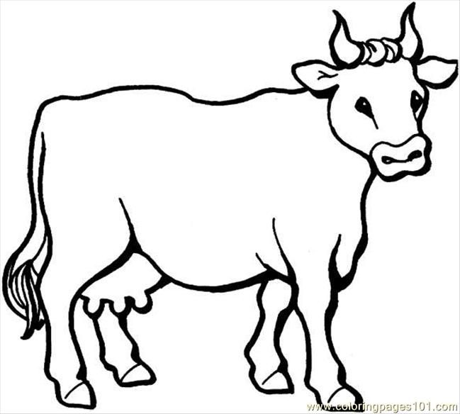 Cow Clipart Black And White - Tumundografico