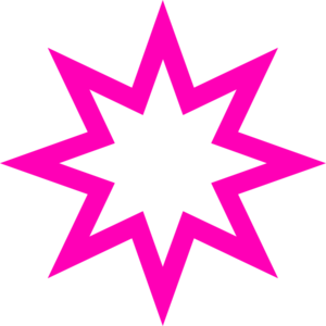 Pink stars clipart