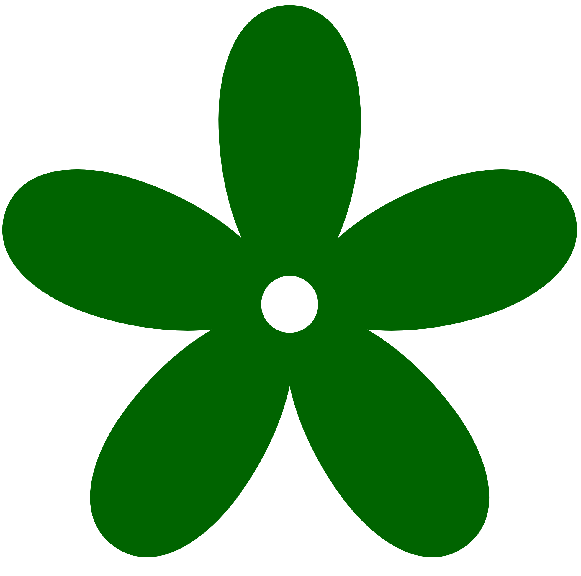 Green flower clipart - ClipartFox