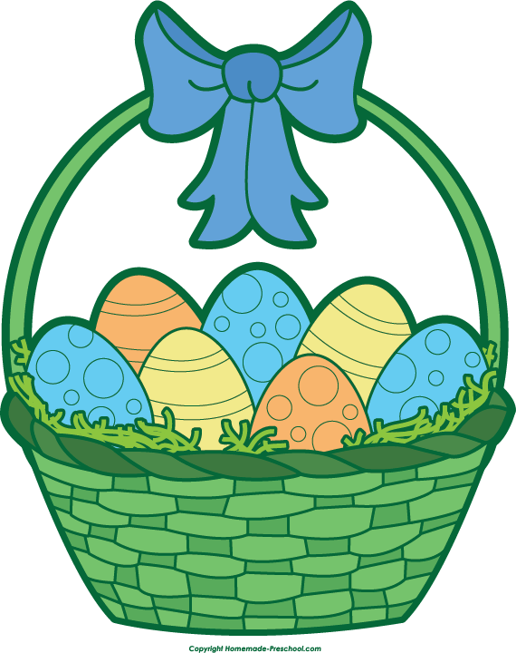 Free Easter Basket Clipart