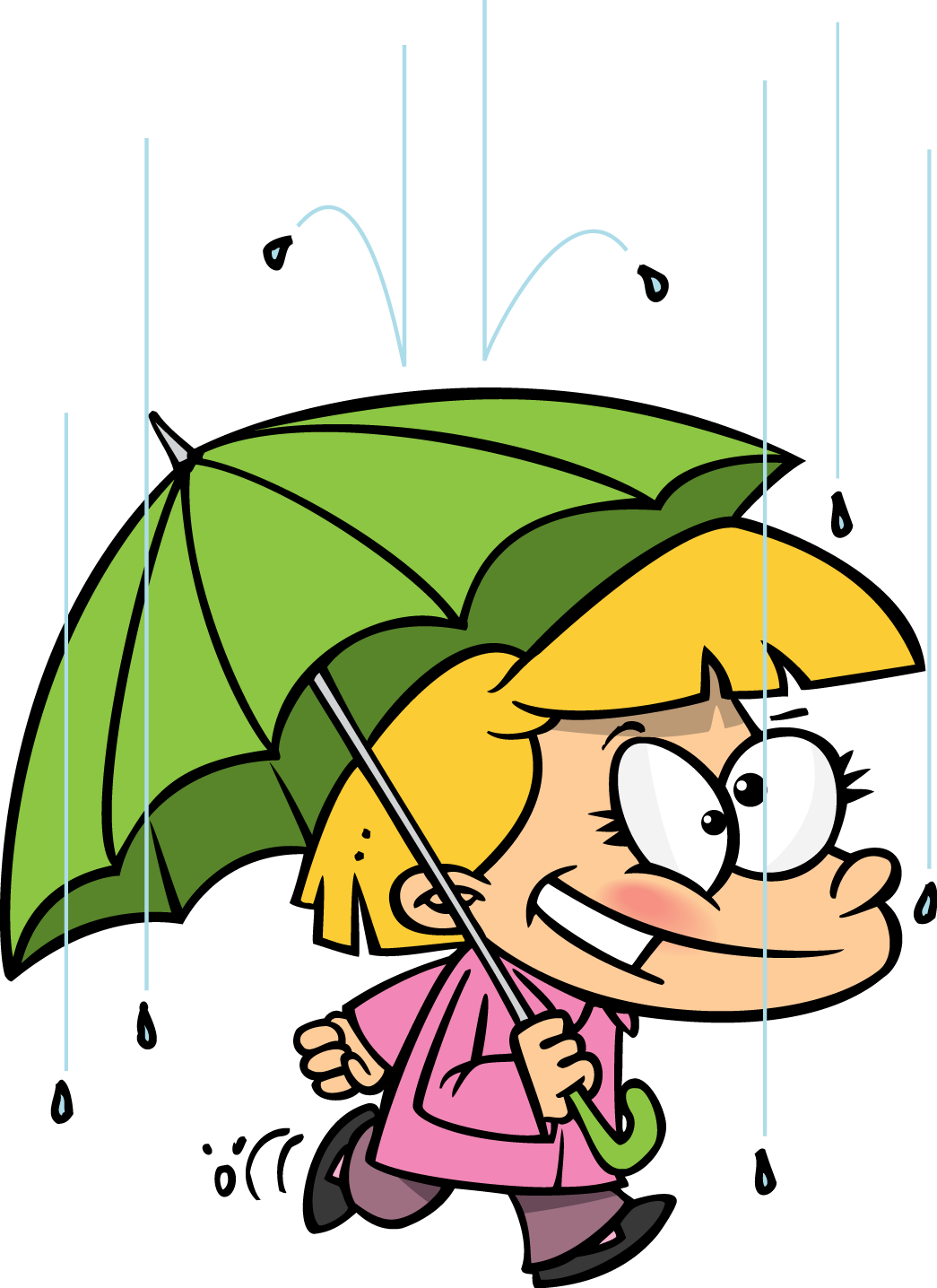 Rain showers clipart