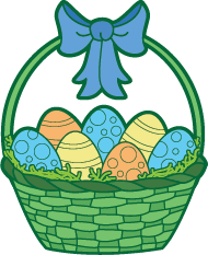 Free Easter Basket Clipart