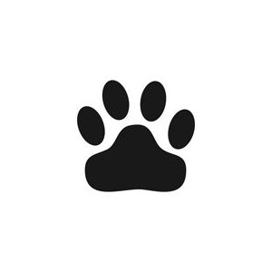 Best Photos of Cat Paw Print Template - Cat Paw Print Stencil ...