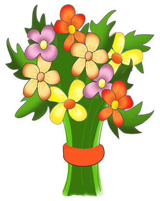 Birthday Flowers Clipart - Free Clipart Images