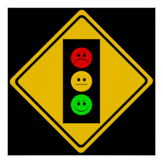 Traffic Light Posters | Zazzle