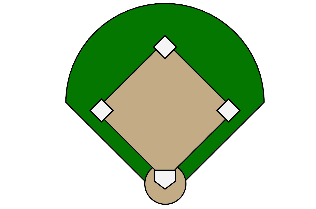 Baseball Diamond Vector | Free Download Clip Art | Free Clip Art ...