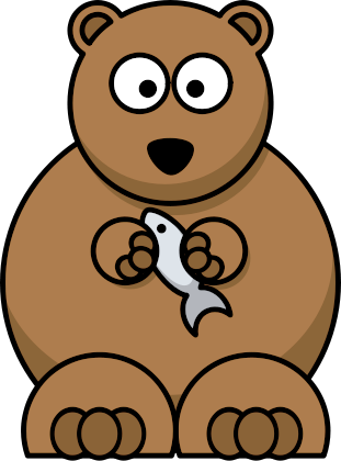 Cartoon Bear Animals B Bears More Bears Cartoon Bear Png Html ...