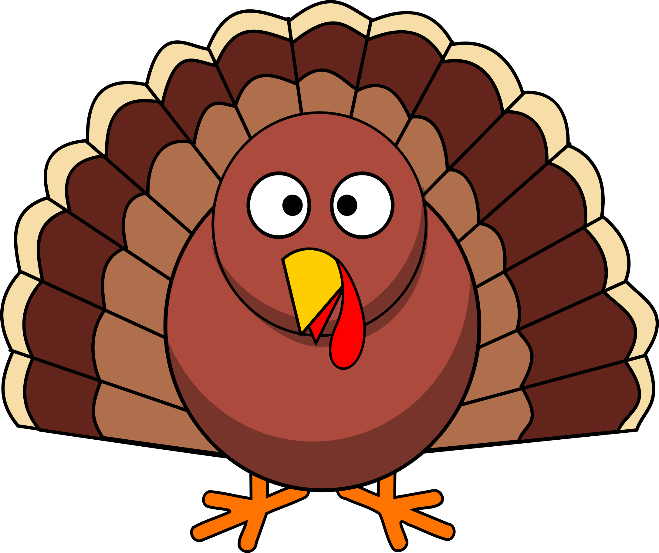 Turkey Cartoon Clipart