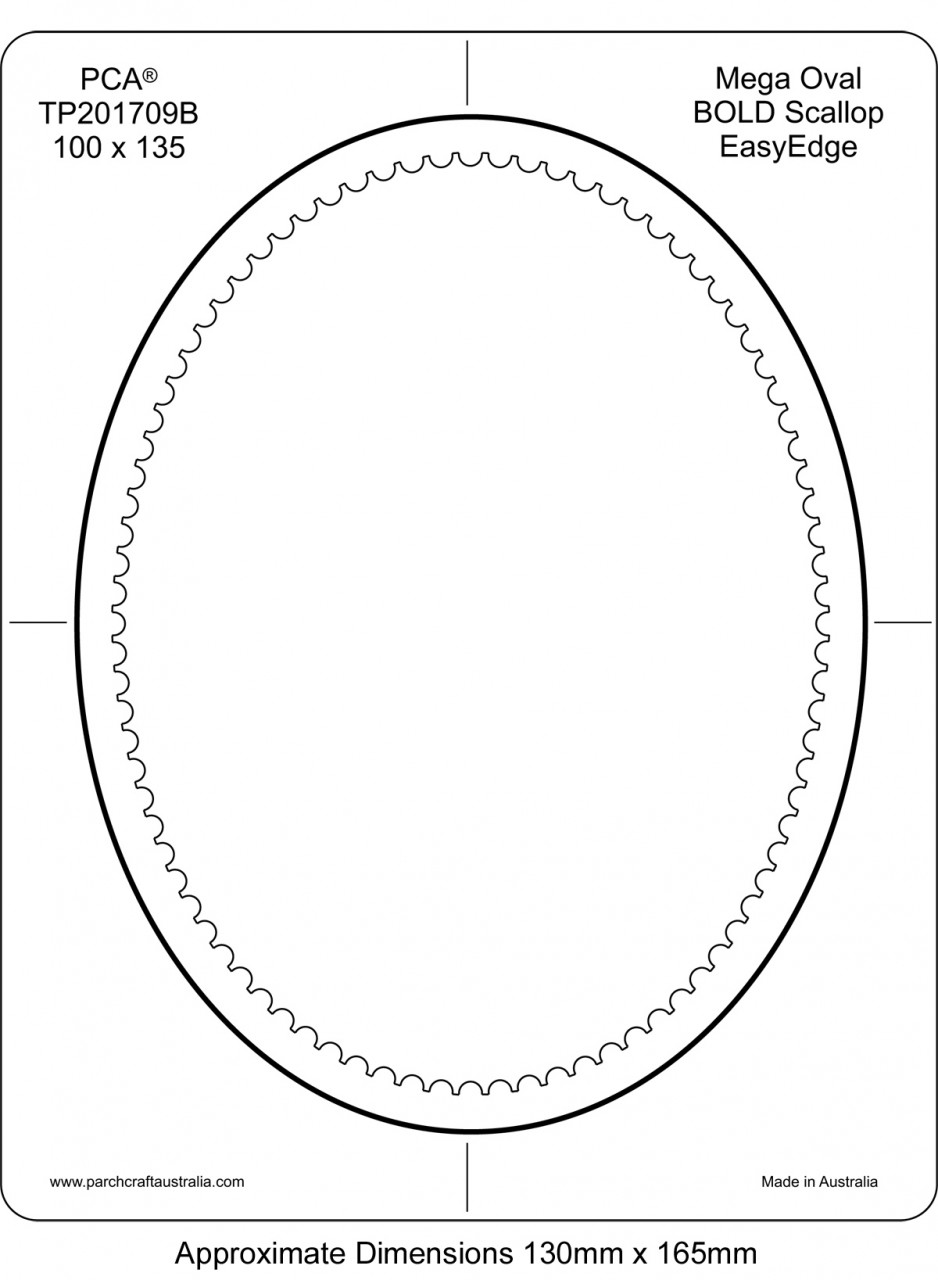 Large Oval Template Printable - Invitation Templates