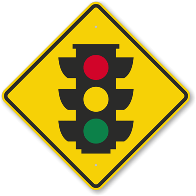 STOP Ahead, Signal Ahead Signs