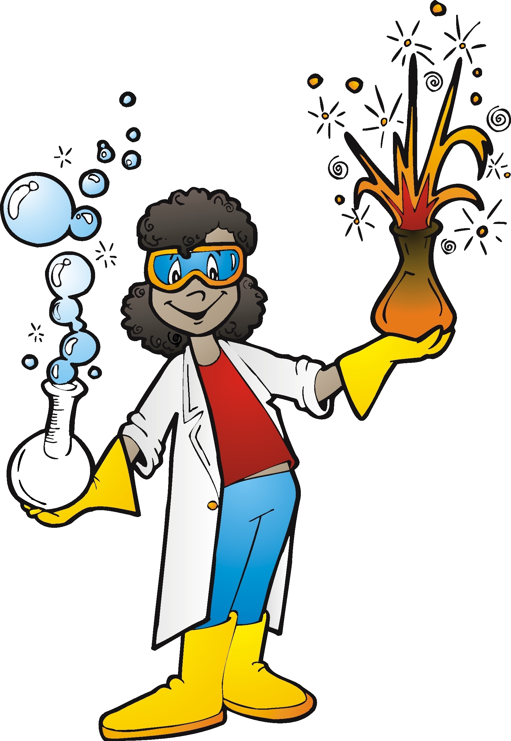 Science teacher clip art