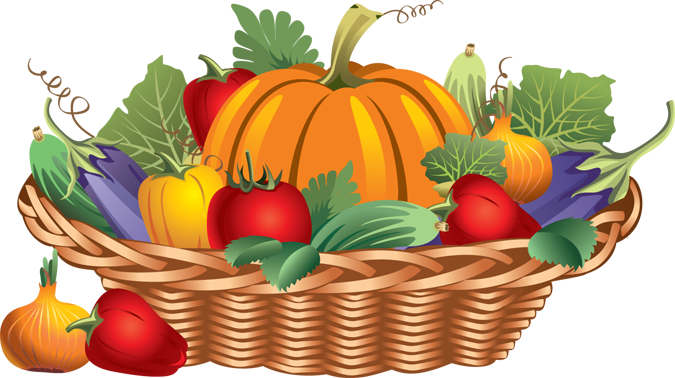 Fall Basket Clipart