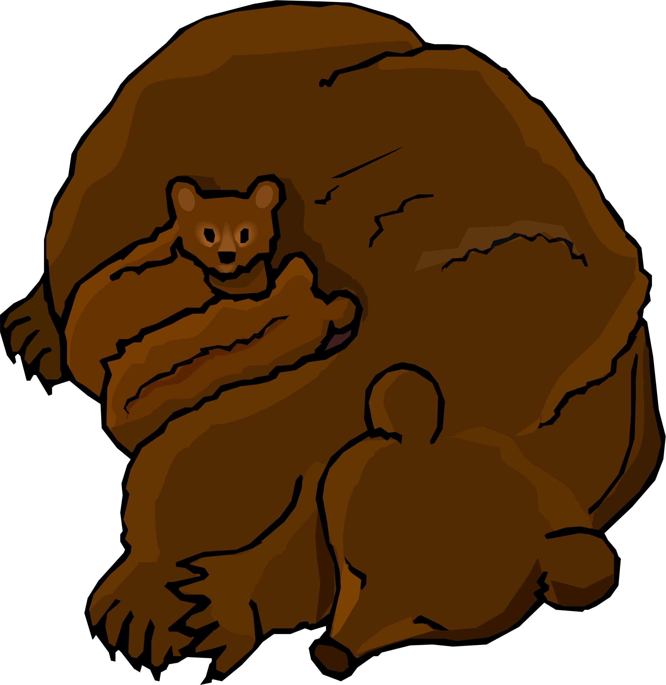 Picture Of A Cartoon Bear | Free Download Clip Art | Free Clip Art ...