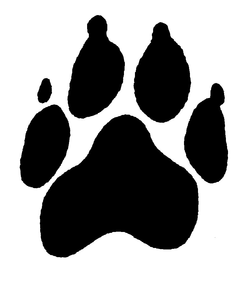 Black Panther Paw Clipart