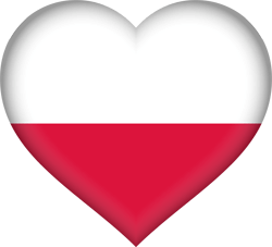 Poland flag clipart - country flags